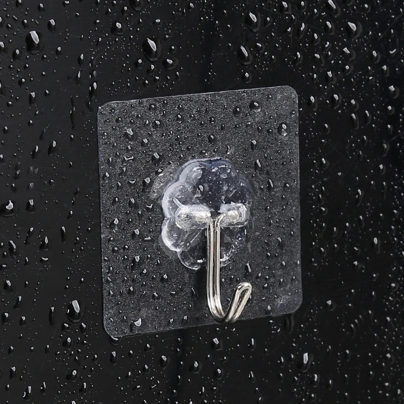 Modern Solid Color PVC Stainless Steel Kitchen Hooks 1 Set|Home & Kitchen Accessories