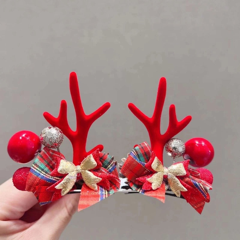Festive Resin Antler Hairpin for Daily Wear|Hair Accessories
