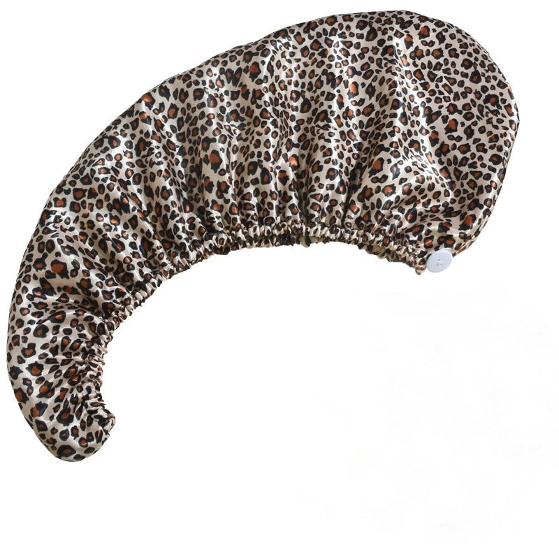 Solid Color Soft Faux Silk Hair Drying Cap for Everyday Use|Hair Care Accessories