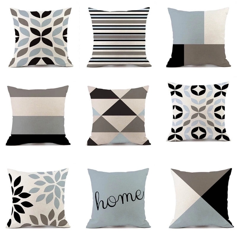 Rustic Geometric Pattern Decorative Pillow Covers|Home Decor & Pillows