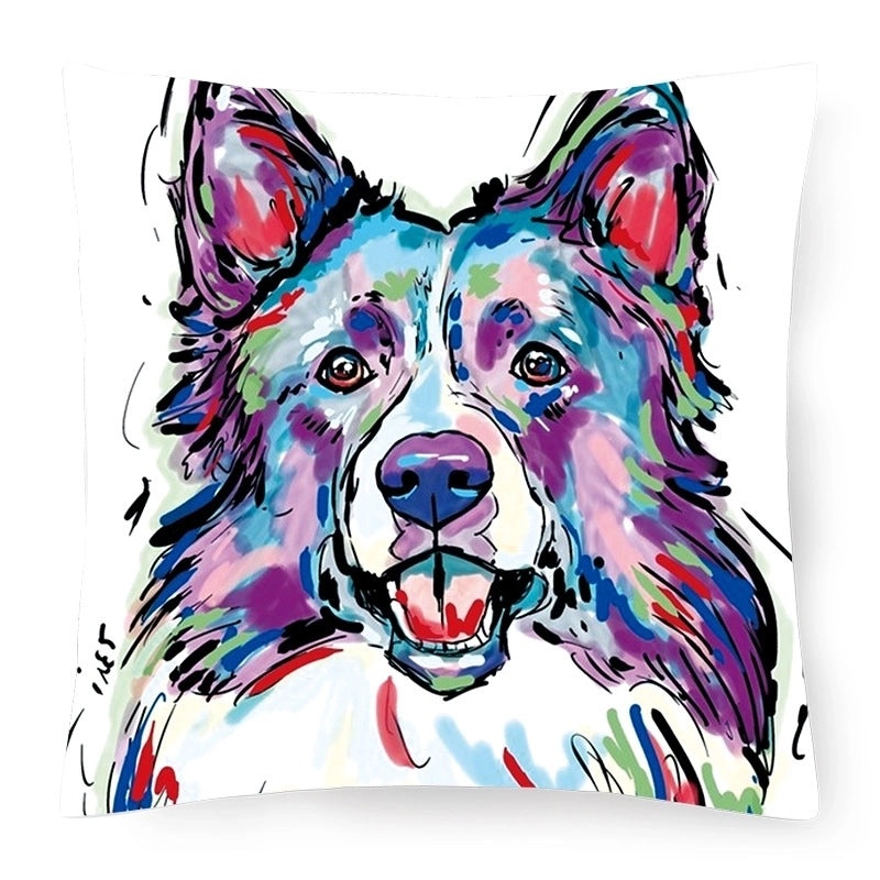 Adorable Country Style Cartoon Dog Plush Cushion|Home Decor Pillows