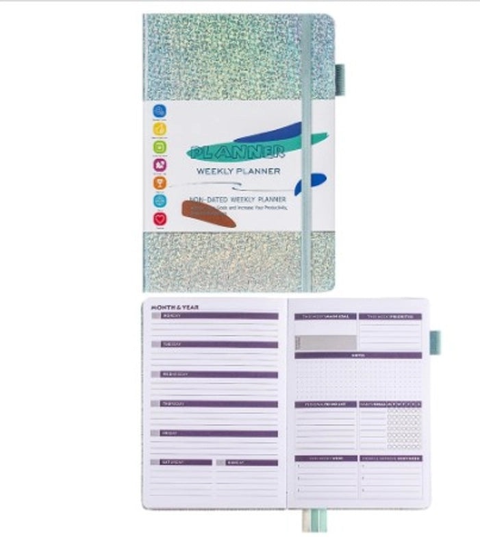 May Plan Weekly Undated Notebook|Stationery & Office Supplies