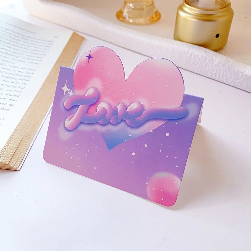 200 Pieces Valentine’s Day Heart Letter Paper Invitations Cute Date Festival Greeting Cards | Greeting Cards & Invitations