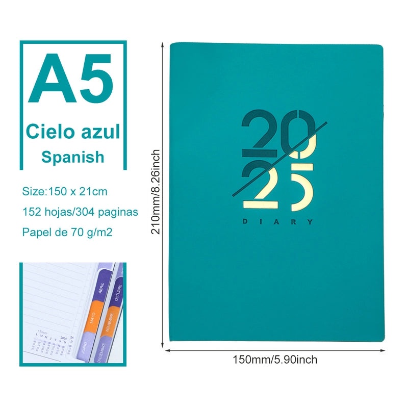 Preppy Style PU Leather Letter Notebook | Stationery & Notebooks