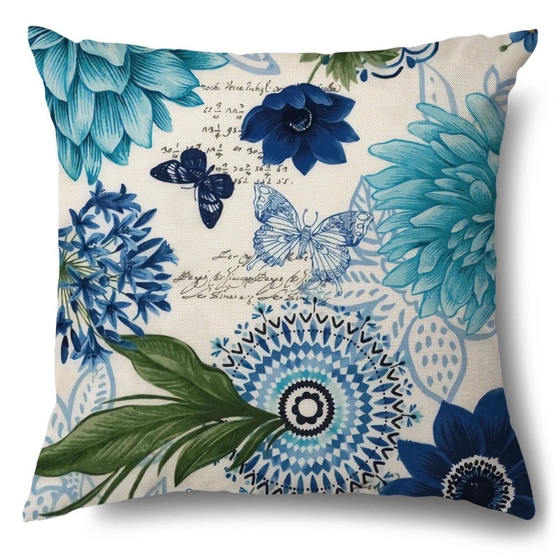 Trendy Animal and Floral Linen Pillow Covers|Home Decor Pillows