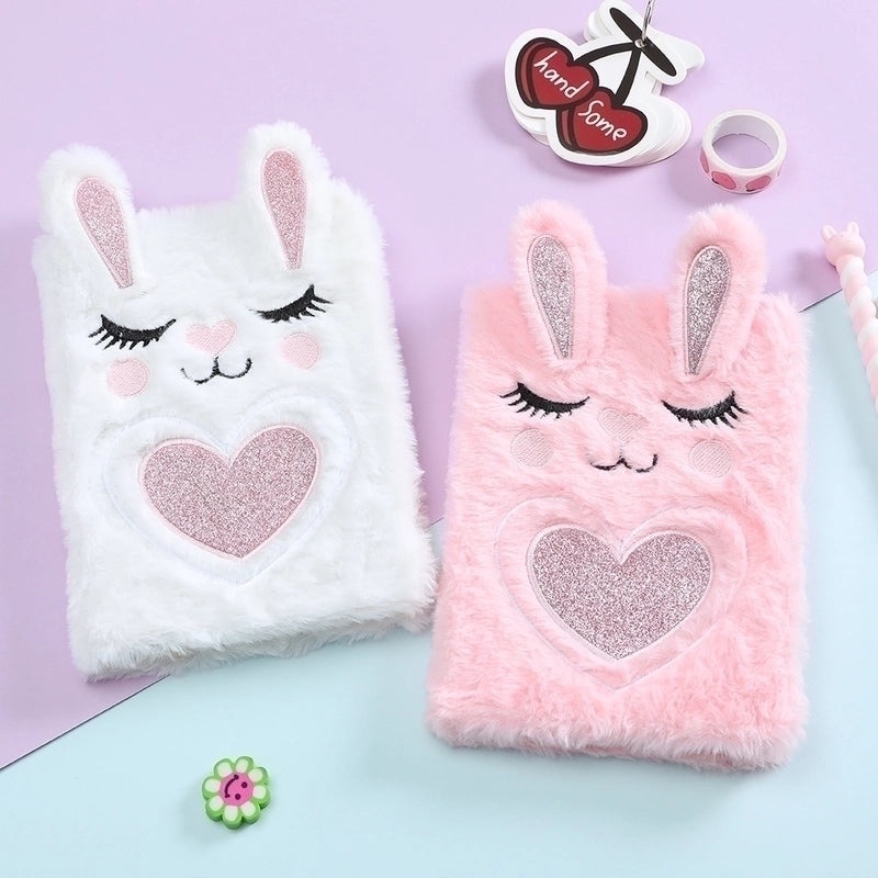 Winter Cute Fox Animal Furry Diary for Kids|Children's Stationery