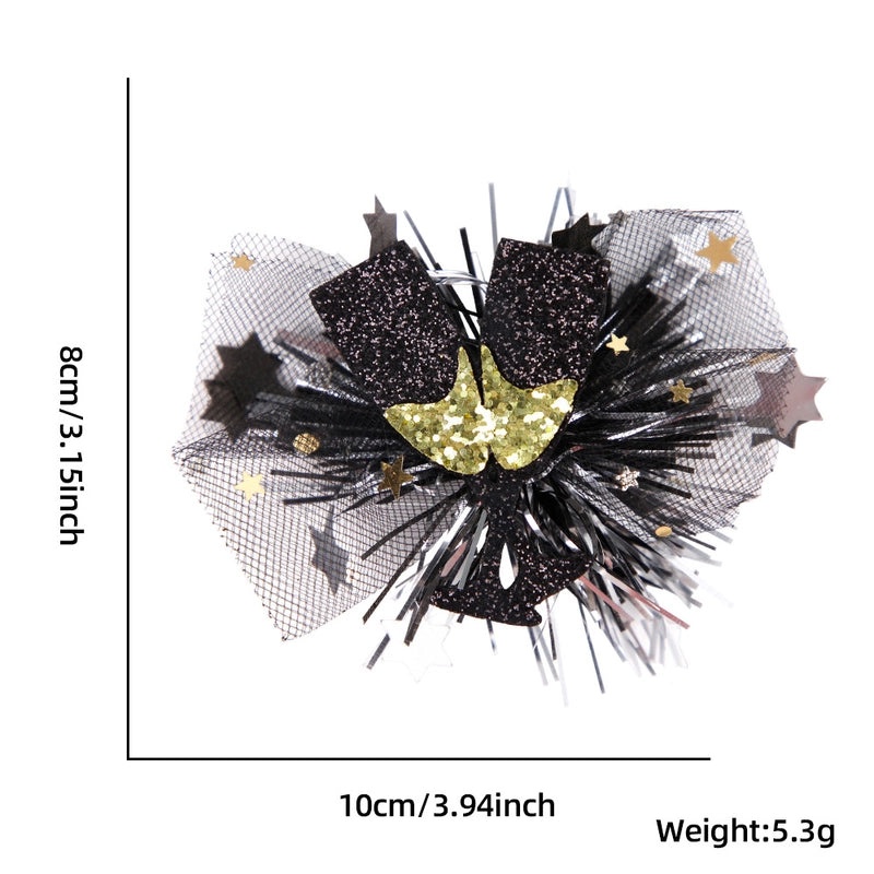 Christmas Shiny Star Letter Hairpin for Masquerade Party Festival | Hair Accessories