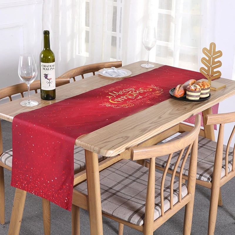 Minimalist Christmas Tree Letter Table Runner for Office Decor|Home Decor/Table Linens