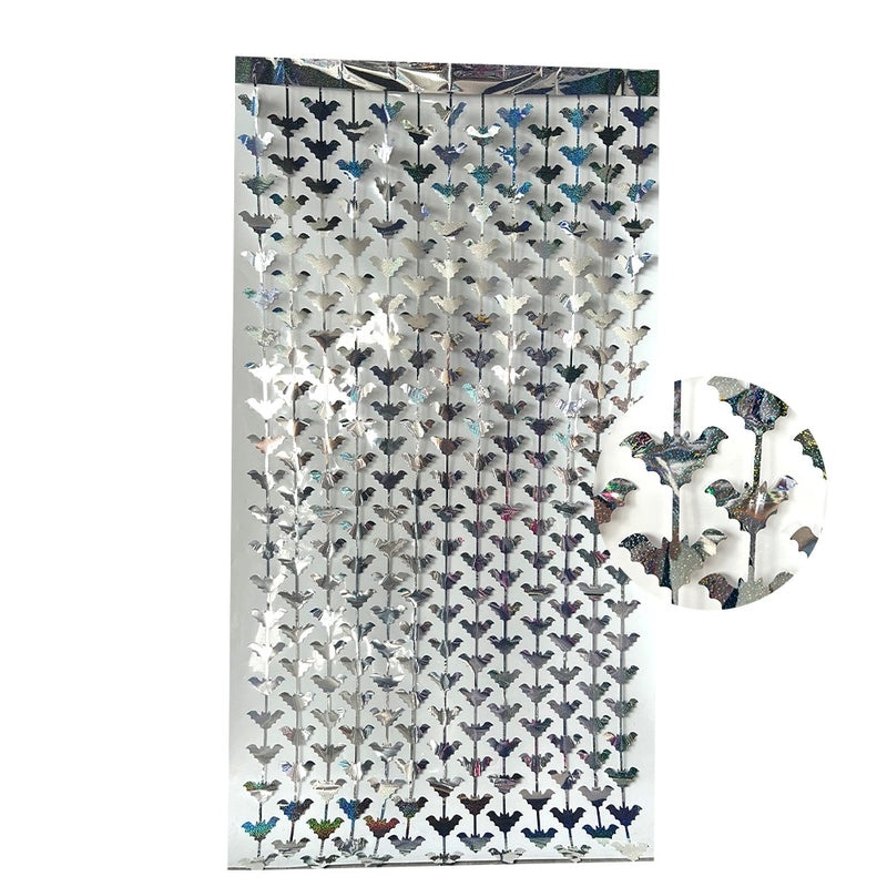 Halloween Skull Spider Rain Curtain Door Decoration | Party Supplies & Home Decor