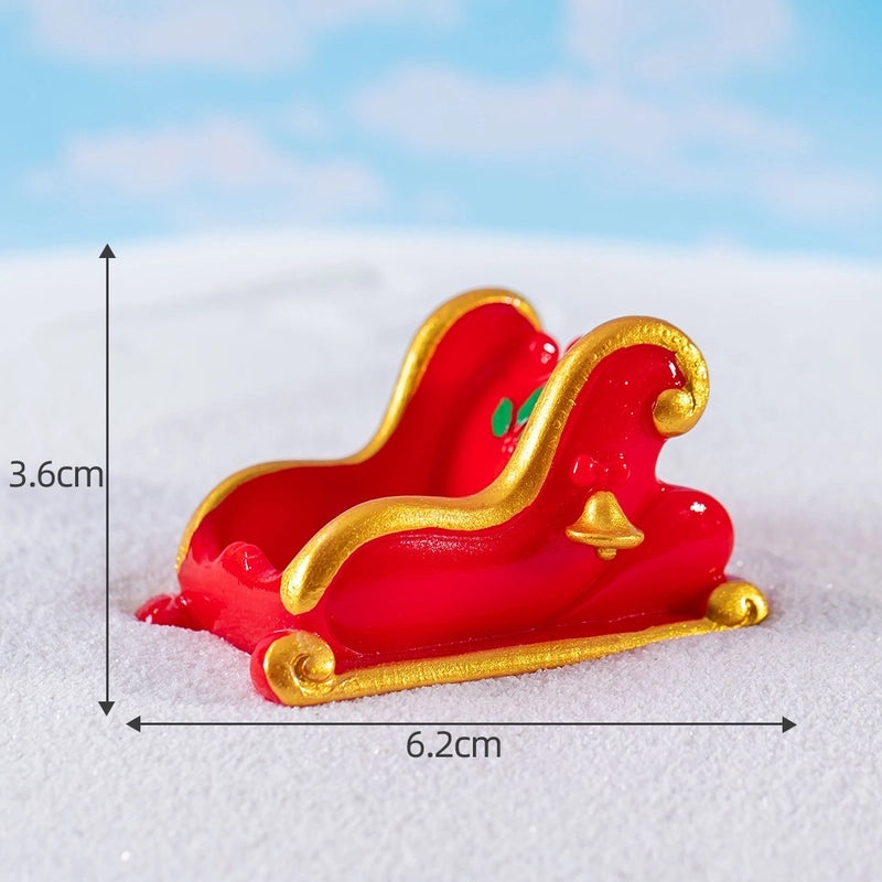 Creative Mini Santa Snowman Crystal Ball Ornaments for Desktop Decoration | Home Decor Accessories