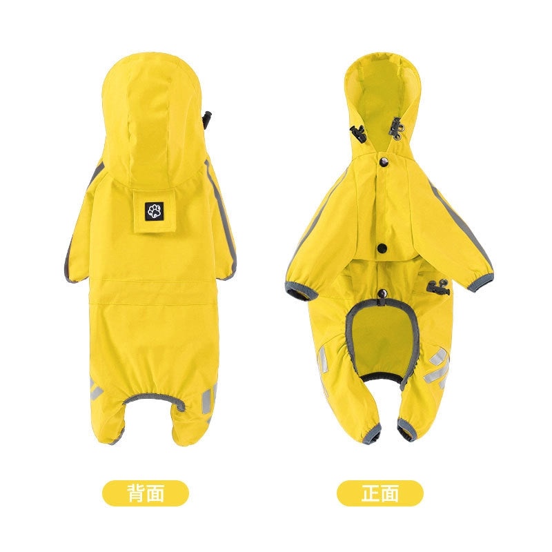 Adjustable Large, Medium, Small Dog Raincoat for Outdoor Wear | Pet Apparel & Accessories