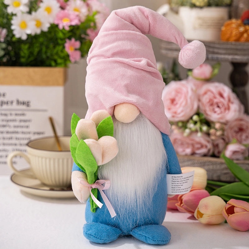 Cute Heart-Shaped Letter Rudolph Doll Table Decoration for Mother's Day Daily Festival|Home Decor