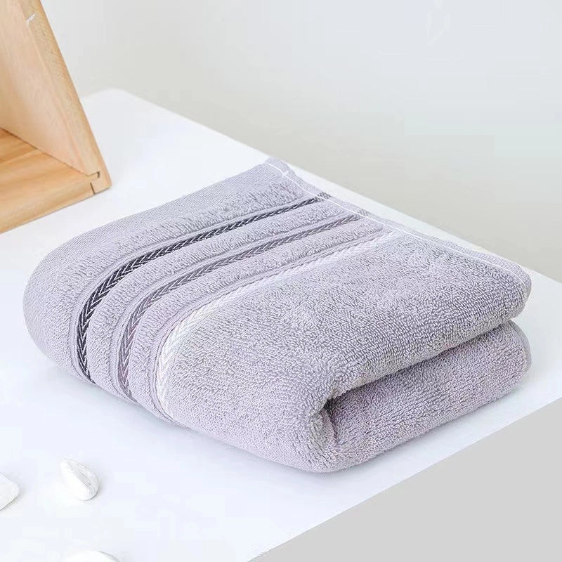 Pure Cotton Thick Absorbent Large Face Towel for Adults | Home & Bath Towels