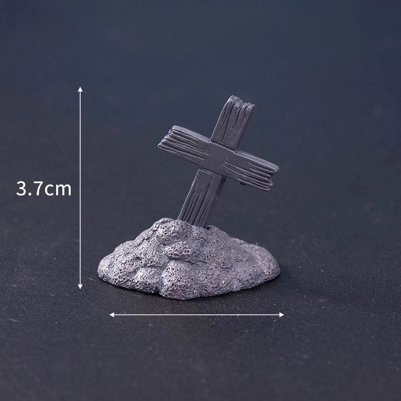 Halloween Mini Resin Skull & Mummy Ornaments Ghost Decorations for Home Desktop Creative Horror Festival|Halloween Decorations