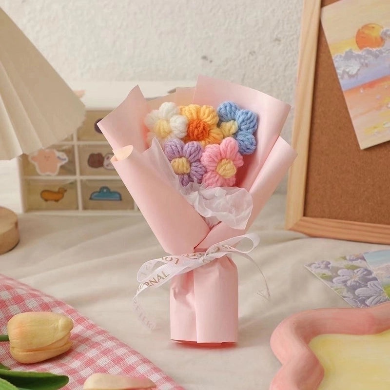 Adorable Floral Knit Birthday and Festival Decorations|Home Decor & Party Supplies