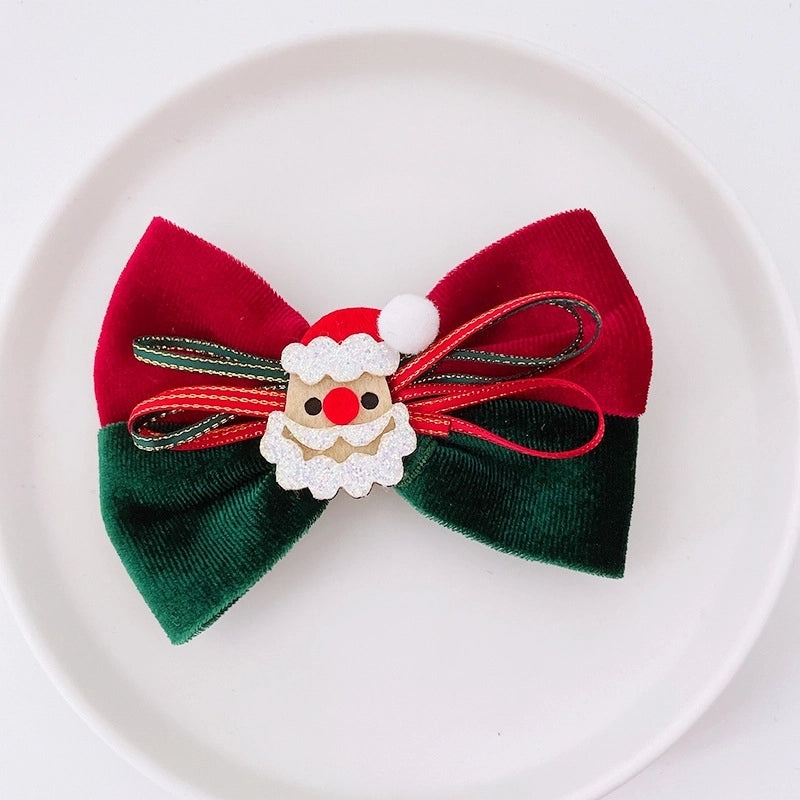 Christmas Bow Knot Hair Clip Cute Festival Party Accessory|Hair Accessories