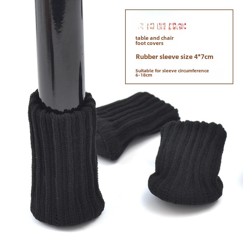 Wool Felt Chair Leg Caps Thickened Non-slip Silent Floor Protectors for Table Stool Feet|Home & Living Furnishings