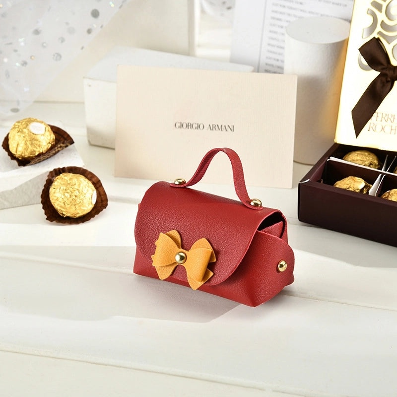 Valentine's Day Wedding Bow Knot PU Leather Gift Wrap Supplies|Gift Wrapping & Packaging Supplies