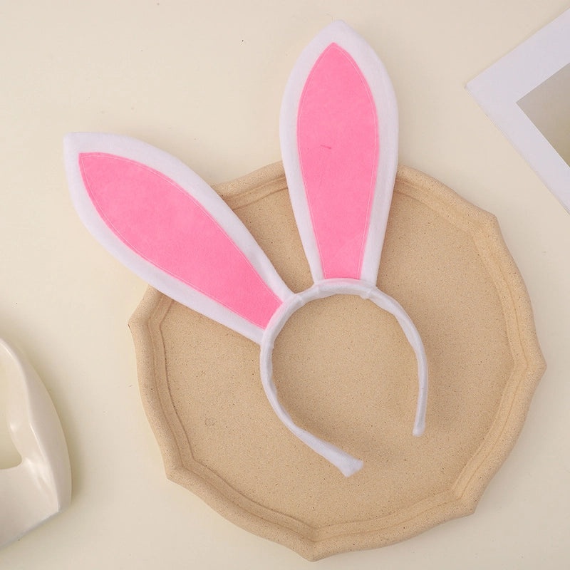 Easter Bunny Ear Headband Cute Kids Cosplay Party Hair Accessory European Holiday Style|Kids Accessories