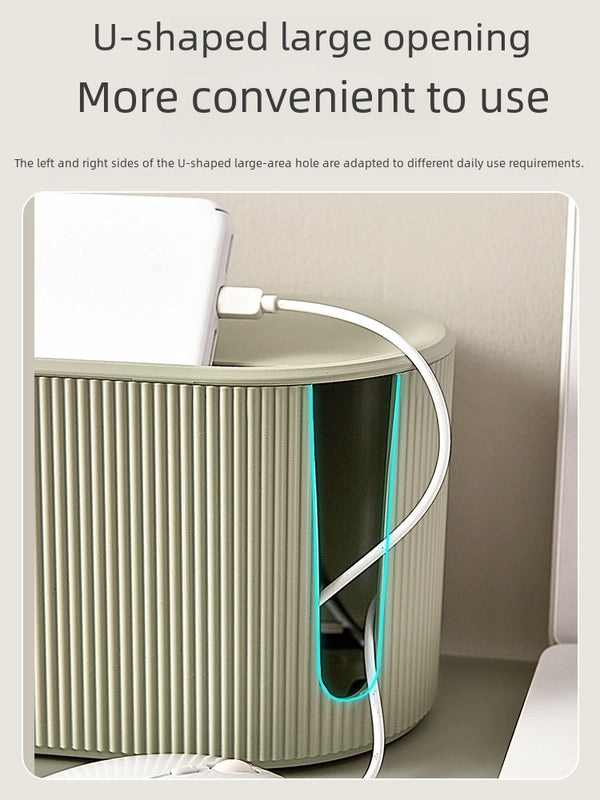 Cable Management Storage Box | Electronics Accessories