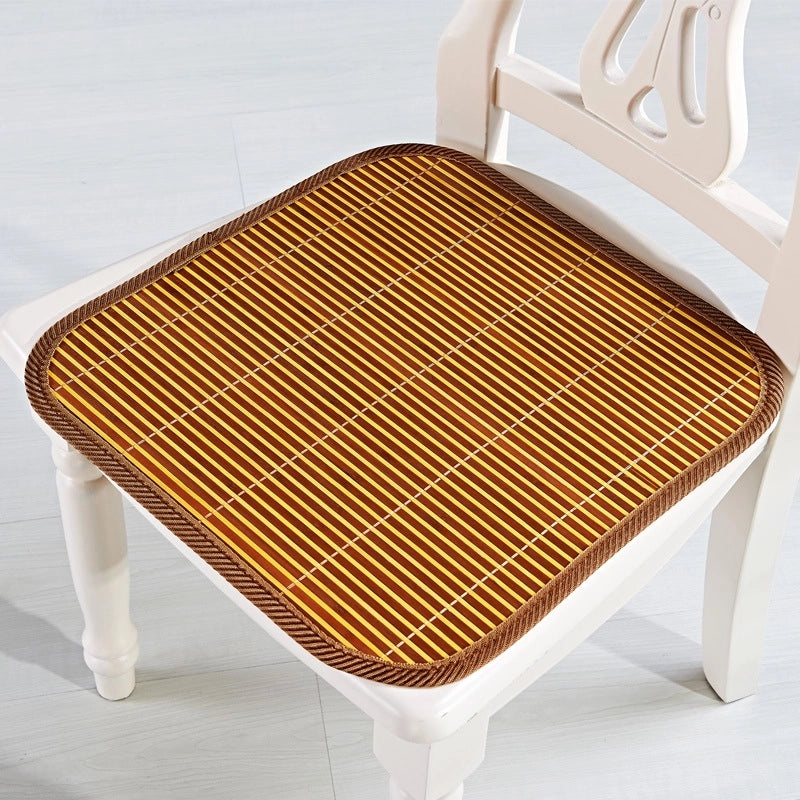 Cooling Bamboo Mat Chair Cushion for Office, Dining, Internet Cafe | Home & Office Accessories