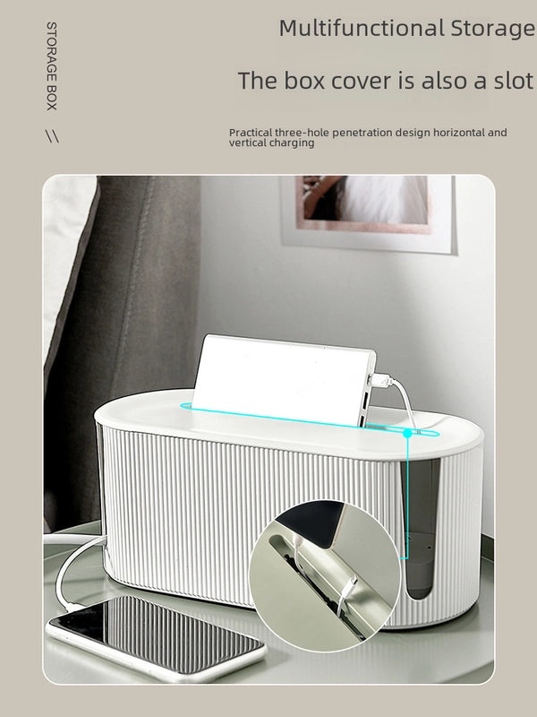 Cable Management Storage Box | Electronics Accessories