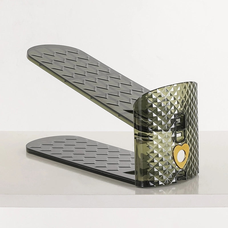 Light Luxury Double-layer Adjustable Shoe Rack | Home Storage Organizer