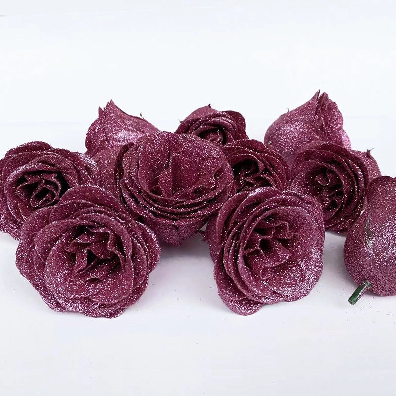 Shining Blue Gold Simulation Crystal Roses for 520 Tanabata Valentine's Day Gift|Jewelry & Accessories