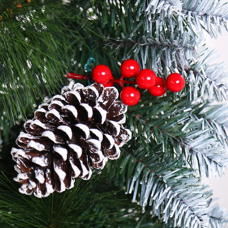 Christmas Rattan Pendant with Sprout Pine Needles | Home & Office Holiday Decorations