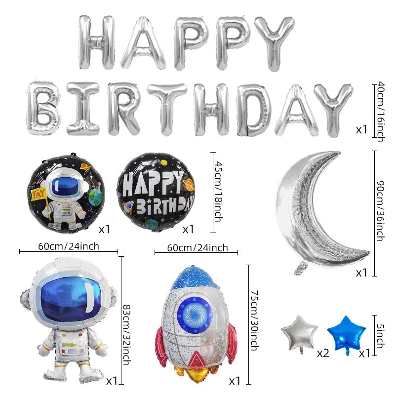 Minimalist Classic Letter Aluminum Foil Balloons for Holiday and Festival Decor|Party Supplies Balloons