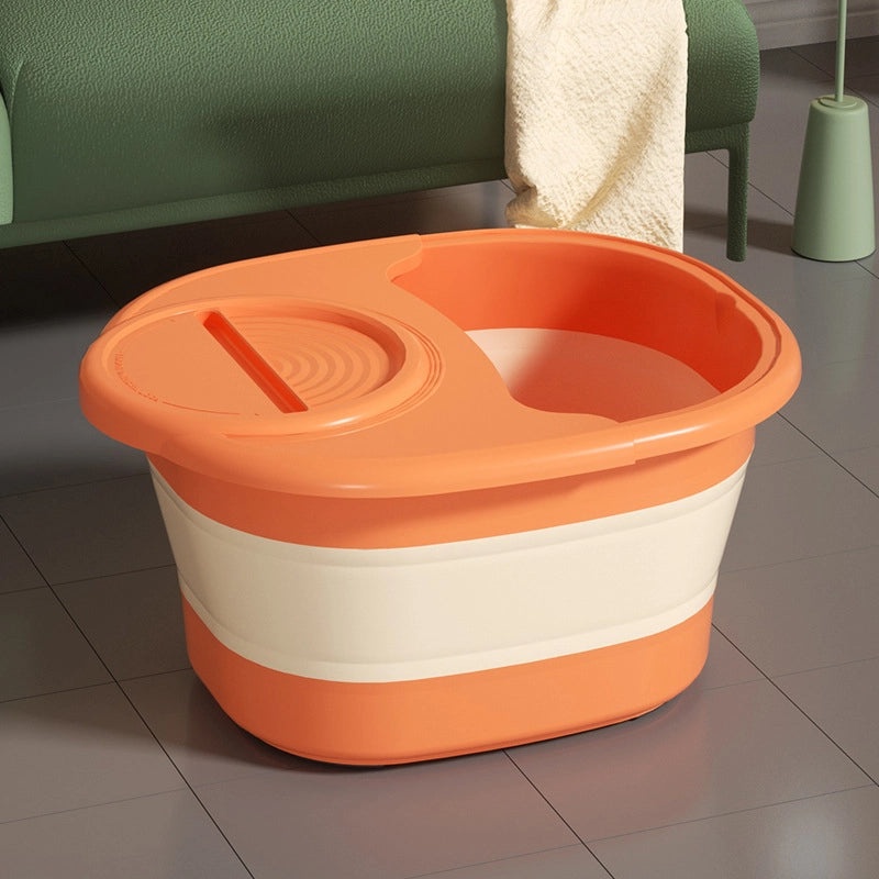 Foldable Silicone Foot Bath Bucket for Home Use | Foot Care & Massage Accessories