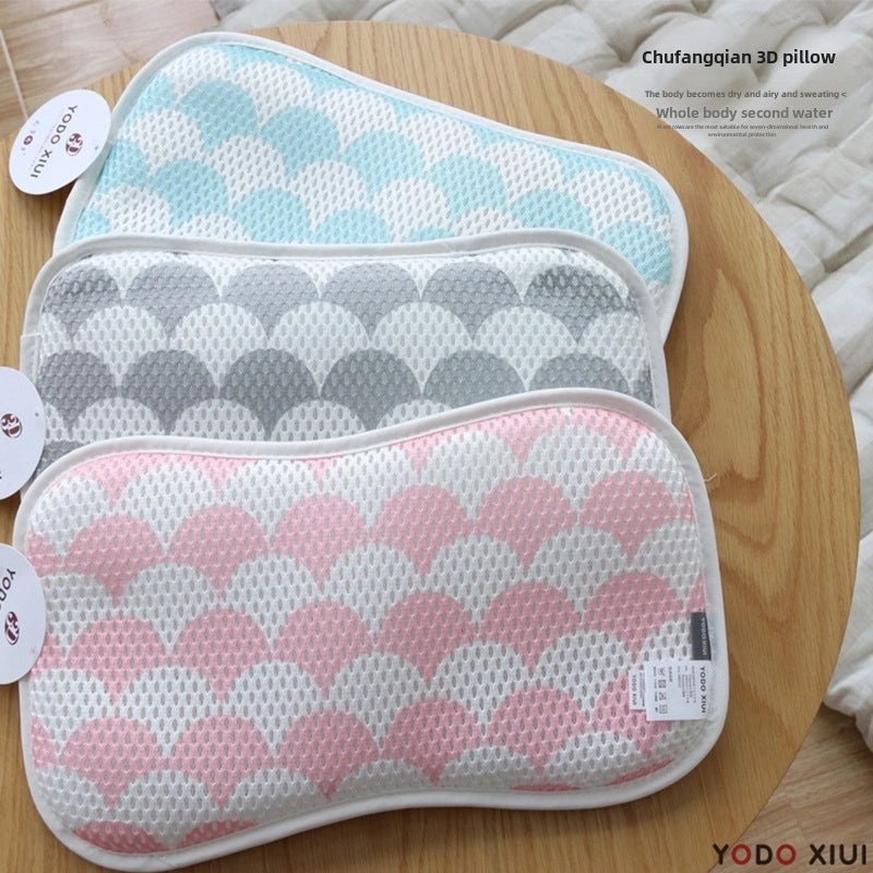 Yodoxiui Washable 3D Printed Baby Pillow Breathable Head Protection Pillow for Children|Baby Pillows & Head Support