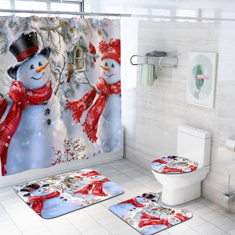 Festive Snowman and Snowflake Window Decorations for Christmas|Holiday Window Decor