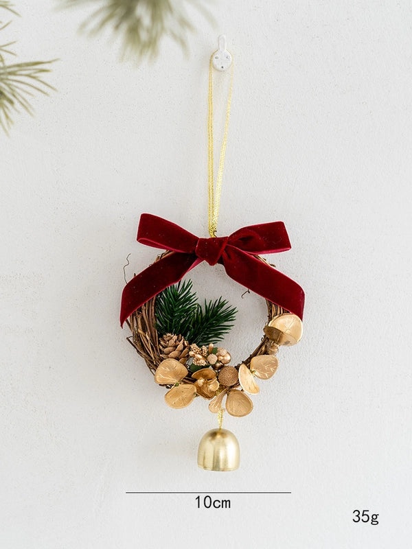 Korean Style Christmas Bell Hanging Ornaments Iron Holiday Party Home Decorations|Home Decor Ornaments