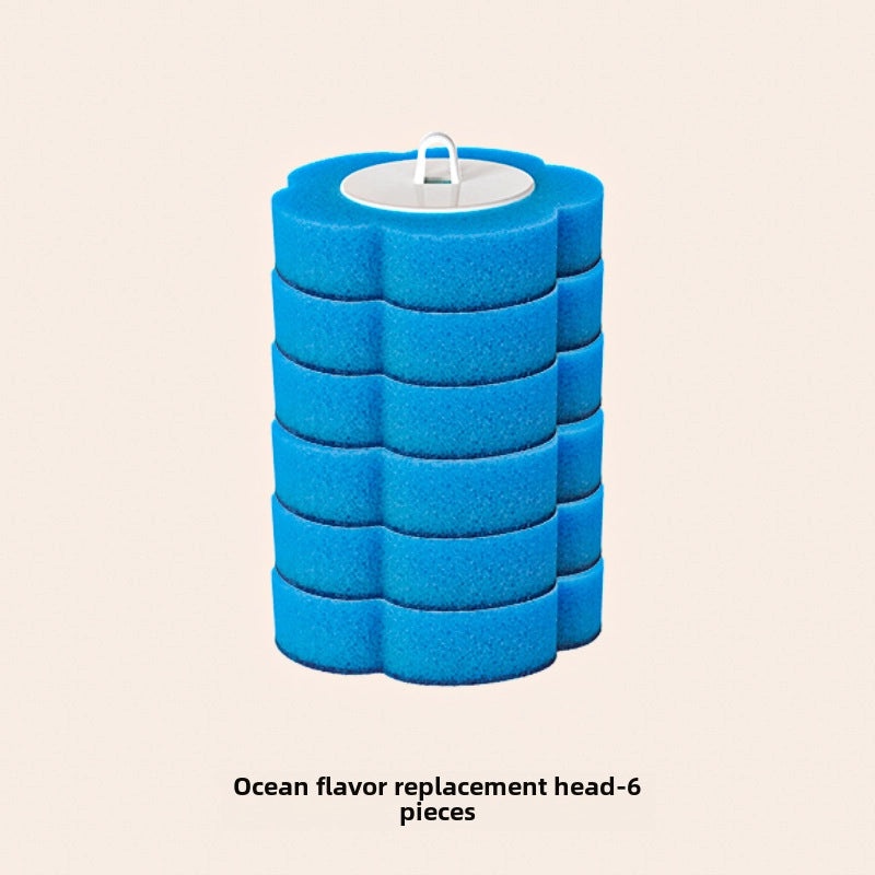 Toilet Brush Replacement Sponge Head Disposable Cleaning Tool No Dead Angle Household Use|Home Cleaning Supplies