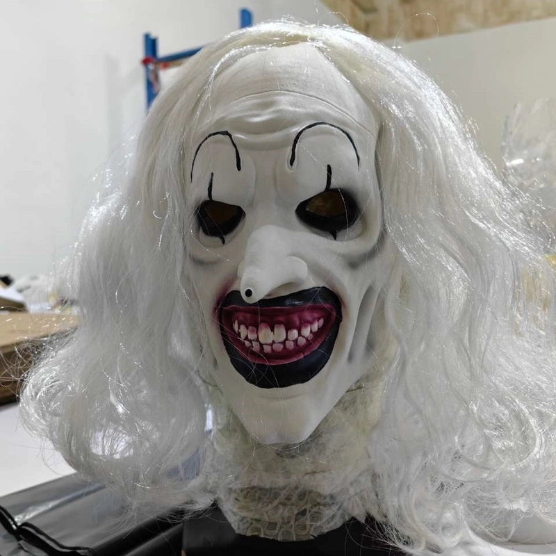 Gothic Halloween Clown Emulsion Mask for Festival Party | Halloween Masks & Party Accessories