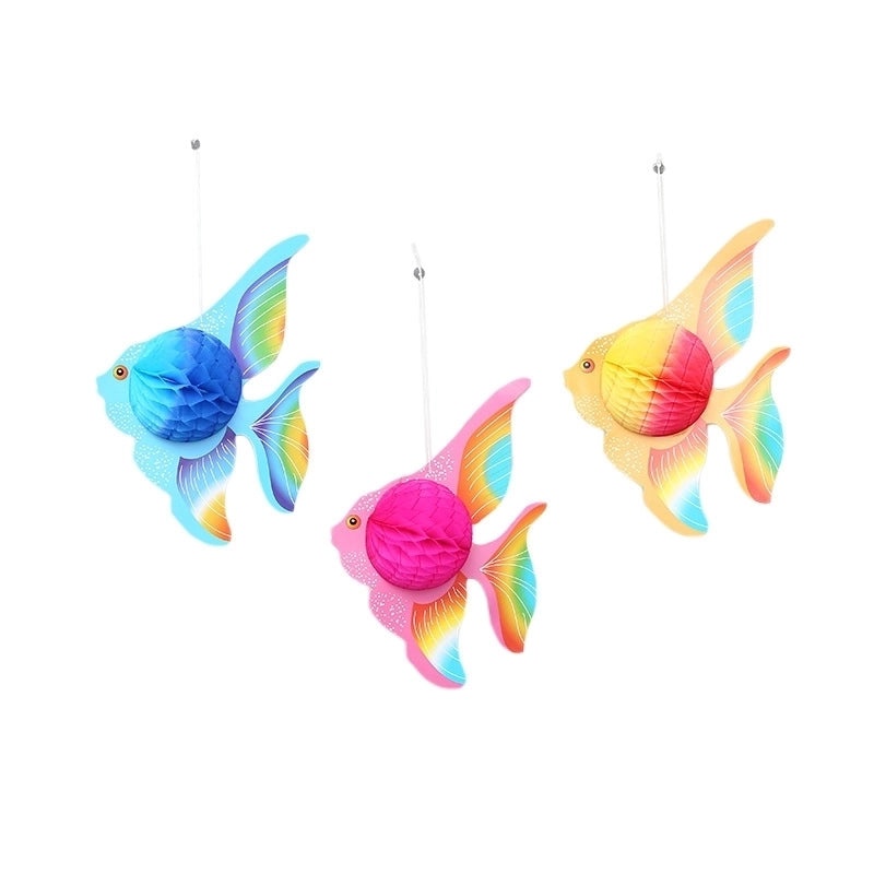 Hawaiian Fish Paper Hanging Ornaments for Casual Daily Decor|Home Decor Accessories