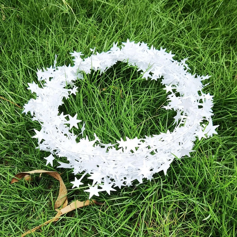 Christmas Rattan Star Wire Ribbon 5m Long Festive DIY Jewelry Craft Supplies|Holiday Decorations