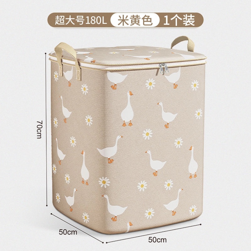 Large Capacity Waterproof Quilt Storage Bag for Dorm, Moving, Clothes, Moisture-proof Organizer|Home Storage & Organization