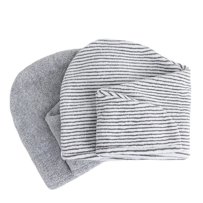 Coral Velvet Bamboo Charcoal Antibacterial Double-layer Hair Drying Towel Cap for Women | Hair Care Accessories
