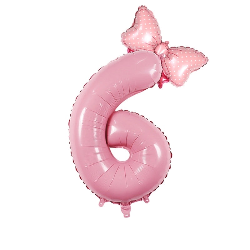 Modern Number Birthday Balloons Aluminum Foil Classic Basic Style | Party Decorations Balloons
