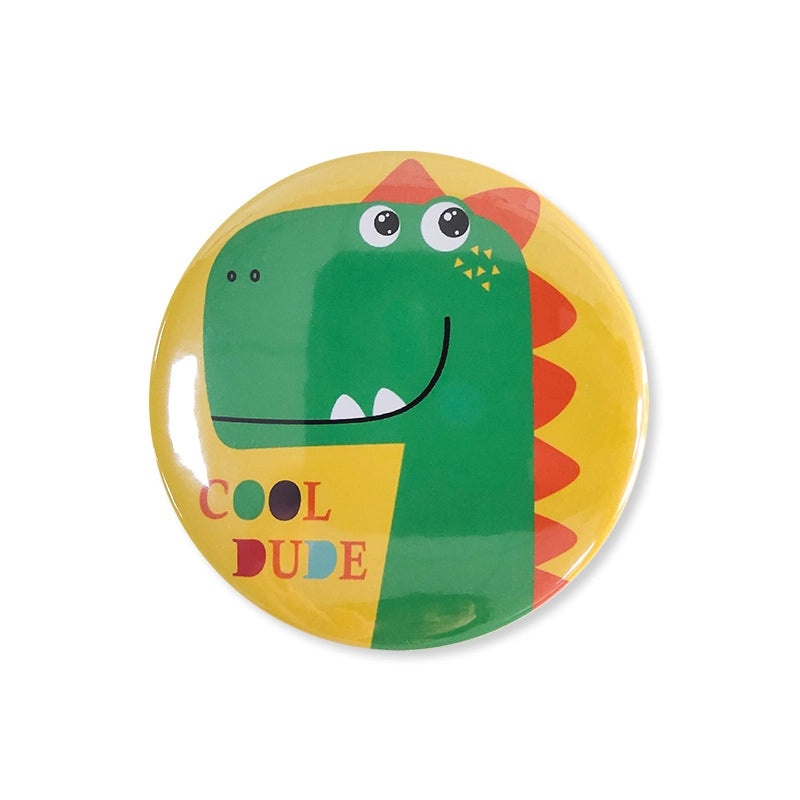 Adorable Alphabet Dinosaur Iron Pin 1 Piece||Brooches Pins