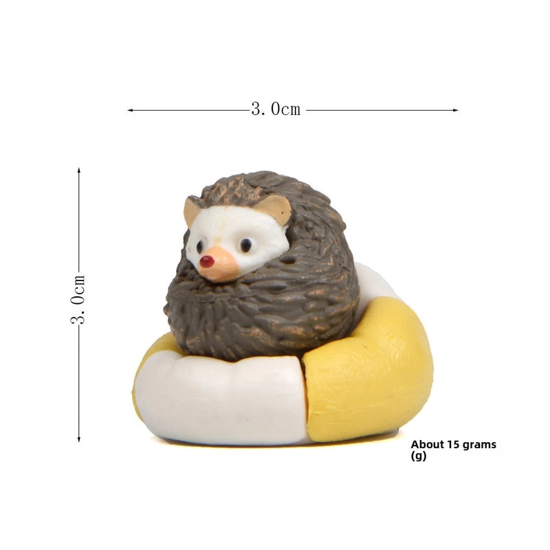 Miniature Sitting Hedgehog Sofa Doll DIY Home Garden Decor | Home & Garden Miniatures