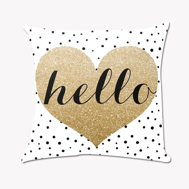 Valentine's Day Minimalist Letter Pillowcases for Couch and Sofa Super Soft Decorative Covers|Home Decor Cushions