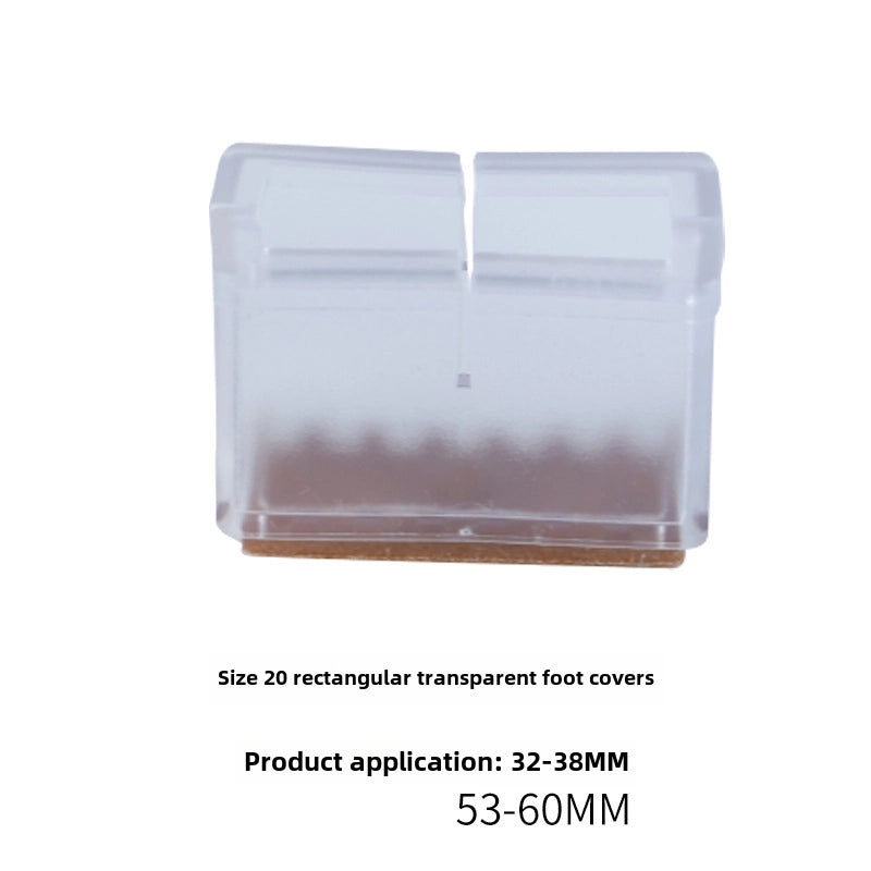 Transparent Silicone Non-Slip Table and Chair Leg Covers for Floor Protection and Longevity | Home & Living Accessories