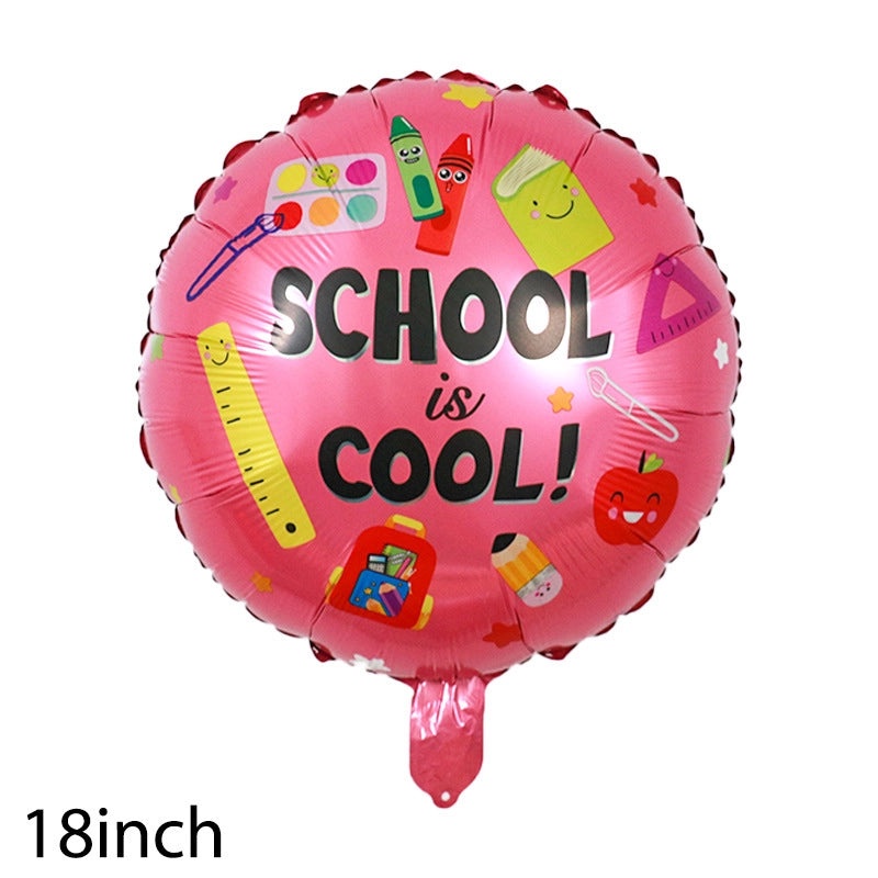 Back To School Cute Classic Letter Pencil Aluminum Foil Balloons for Party Festival Decor|Party Supplies Balloons