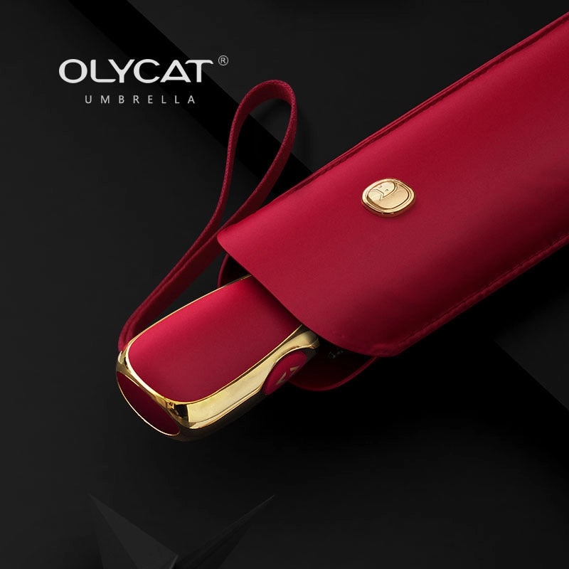 Lycat Ouli Cat Automatic Three-Fold Sunny Umbrella with UV Protection and Sunscreen | Umbrellas & Sunshades