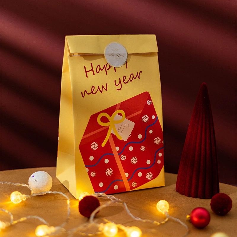 Festive New Year Letter Paper Gift Bags Set | Party Supplies