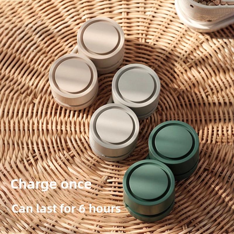 Portable Leafless Neck Fan USB Rechargeable Mini Aromatherapy Fan for Hands-Free Cooling | Personal Care & Accessories