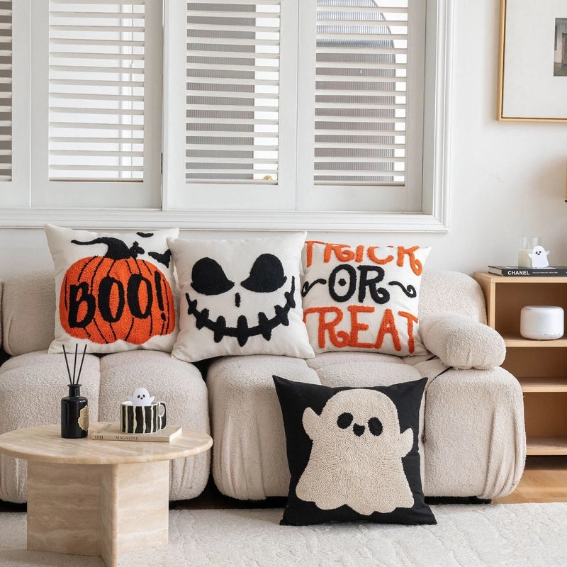 2024 Halloween Decorative Throw Pillow Set Modern Minimalist Bedroom Cushions for Home|Home Decor Pillows